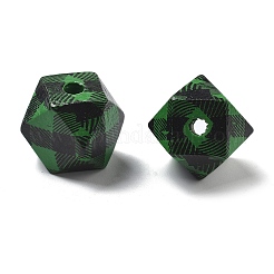Perles de bois de schima imprimées&nbsp;WOOD-G023-19A
