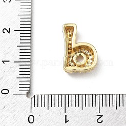 Pendentifs avec zircon cubiques à micro-pavés en laiton&nbsp;KK-A300-02G-D