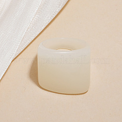 Anillos de acrílico rectangulares para mujer&nbsp;WGE6404-01