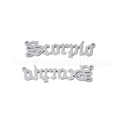 Breloques de connecteur en acier inoxydable 304 anti-ternissement&nbsp;STAS-N095-136H