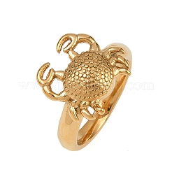 Fingerringe aus 304 Edelstahl für Damen&nbsp;RJEW-C144-02G