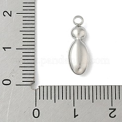Pendentifs initiaux en acier inoxydable 304&nbsp;STAS-S186-12I-P