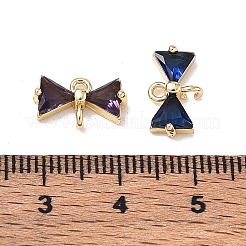 Verbindungsanhänger aus Messing und Glas&nbsp;GL-CBAD028-01G