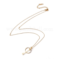 Strassring mit Halskette mit Skelettschlüssel-Anhänger&nbsp;NJEW-P262-10G