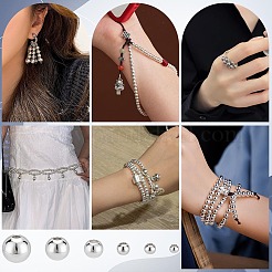 6 estilo de cuentas espaciadoras de latón chapado en rack&nbsp;KK-PH0013-52S