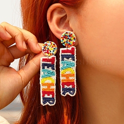 Boho-Ohrstecker mit Saatperlen-Perlen&nbsp;PW-WGF5677-01