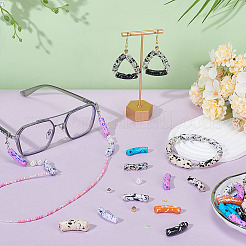 DIY-Kits zur Herstellung von Armbändern aus gebogenen Acrylperlen&nbsp;DIY-NB0013-08