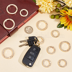 20 stücke 2 arten legierung kristall strass frühling tor ringe&nbsp;FIND-GO0001-82