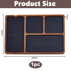 Boîtes de rangement de bureau en bois&nbsp;CON-WH0095-191B