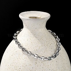 304 Edelstahl Kaffeebohnen-Kettenarmbänder für Frauen und Männer&nbsp;BJEW-F488-01P-01