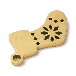 Pendentifs de Noël en acier inoxydable 201&nbsp;LS-STAS-D053-02G