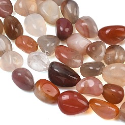 Filo di perline di agata naturale&nbsp;GG-CBA787B-A35