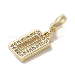 Pendentifs en laiton avec zircone cubique&nbsp;KK-M275-64G