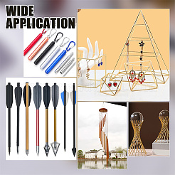 Tubo tondo in alluminio&nbsp;FIND-WH0421-11B-G