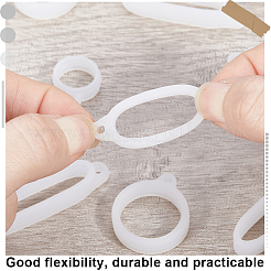 60 ciondolo in silicone in 4 stili&nbsp;SIL-CP0001-08