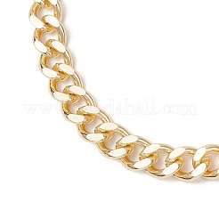 8 mm Messing-Kubanische Gliederketten-Halsketten für Damen und Herren&nbsp;NJEW-JN05881