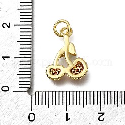 Messing micro pave klare zirkonia anhänger&nbsp;ZIRC-I070-036G