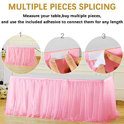 Tischdecke aus Polyester&nbsp;AJEW-WH20096-32B