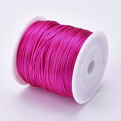 Cordino tondo in nylon satinato a coda di topo&nbsp;NWIR-WH0009-15A-03