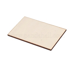 Rechteckige unfertige Holzscheiben&nbsp;DIY-WH0166-32A
