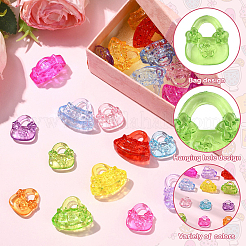 60pcs 2 Arten transparente Acrylanhänger&nbsp;TACR-YW0003-38