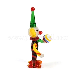 Décorations de clown en verre soufflé faites à la main&nbsp;LAMP-Q005-12A