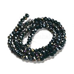 FilI di perline in vetro placcato&nbsp;GLAA-F001-3x2mm-20AB