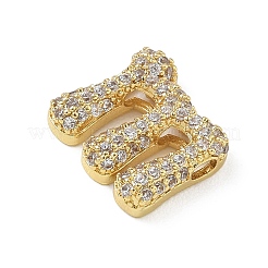 Pendentifs avec zircon cubiques à micro-pavés en laiton&nbsp;KK-A300-02G-M