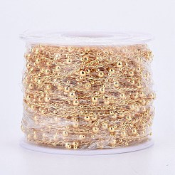 Catene di perline fatte a mano in ottone&nbsp;CHC-I029-07G