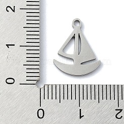 Anlaufgeschützte Anhänger aus 304er Edelstahl&nbsp;LS-STAS-C097-19P