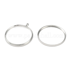 Colgantes de medallón de acero inoxidable 304&nbsp;STAS-S132-16P-07