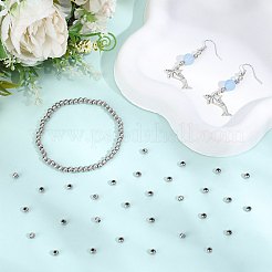 Perlas redondas con costura de acero inoxidable 304 que no se deslustran&nbsp;STAS-PA0001-12B