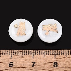 Perles de coquillages naturels d'eau douce&nbsp;SHEL-N037-02J-G
