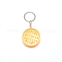 Porte-clés en plastique&nbsp;LS-KEYC-WH0026-11