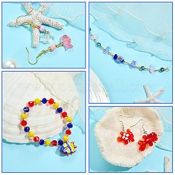 Perle di lampwork fatte a mano da 20 pz&nbsp;LAMP-SZ0001-60