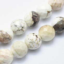 Fili di perline di magnesite naturale&nbsp;X-G-K226-8mm-01