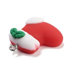 Colgantes de resina opaca con motivos navideños&nbsp;RESI-F054-B13