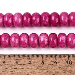 Natürliche weiße Jade perlen Stränge&nbsp;G-Q613-02A-06