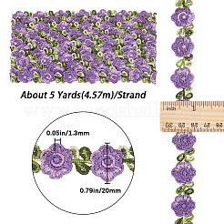 Bordo in pizzo di poliestere a fiori&nbsp;OCOR-GF0003-18B