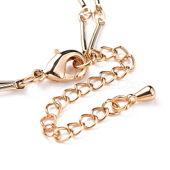 Mehrreihige Charm-Armbänder aus Messing&nbsp;BJEW-JB04499