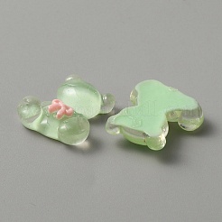 Durchscheinende Harz-Cabochons&nbsp;RESI-WH0035-28D