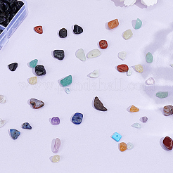 150g 15 Arten natürliche und synthetische gemischte Edelstein-Chipperlen&nbsp;G-PA0001-95