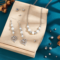 80 pièce 4 styles 201 perles d'espacement en acier inoxydable&nbsp;STAS-UN0060-39