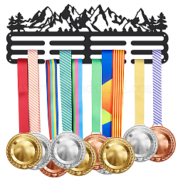 Superdant montagne forêt médaille cintre sport mural porte-médaille pour 60+ suspendu médaille rack présentoir récompenses sport ruban support affichage tenture murale athlète cadeau