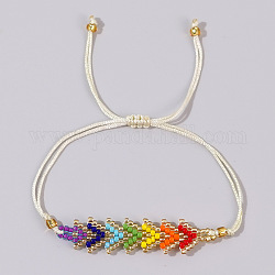 Bohemian Style Handmade Rainbow Arrow Bracelet for Women