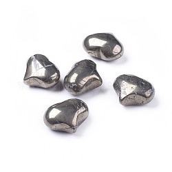 Natürlicher Pyrit-Herz-Liebesstein, Taschenpalmenstein zum Reiki-Ausgleich, 20x25x11~13 mm