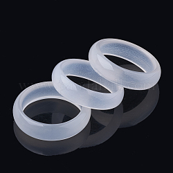 天然瑪瑙指輪  透明  サイズ6~12（16~22mm）