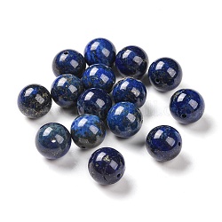 Lapis lazuli perle naturali, tinto, tondo, 12mm, Foro: 0.8~1 mm