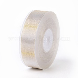 Doppelseitige Polyester-Satinbänder, Fischcremesuppe, 1 Zoll (25 mm), etwa 100 yards / Rolle (91.44 m / Rolle)