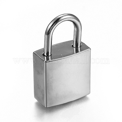 Rechteckiges Aluminium-Vorhängeschloss Minischloss mit Schlüssel&nbsp;PALLOY-H191-02P-1